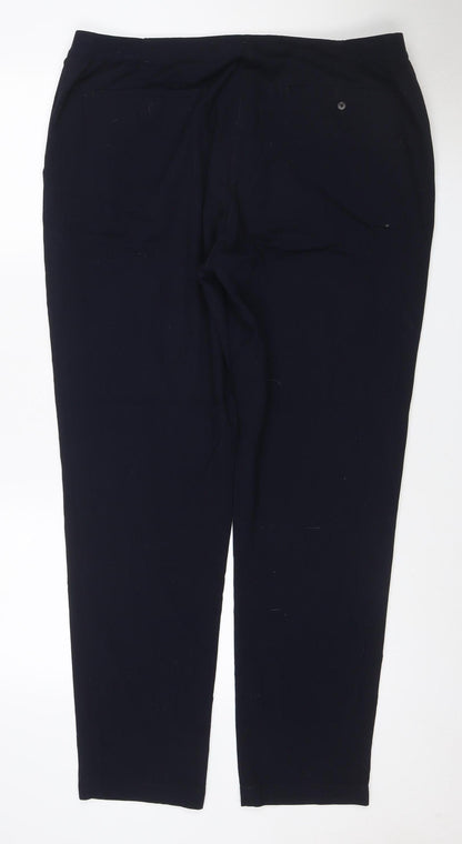 Rohan Women’s Blue UK 18R Straight Leg Lightweight Travel Trousers