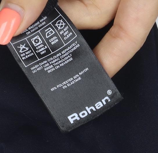 Rohan Women’s Blue UK 18R Straight Leg Lightweight Travel Trousers