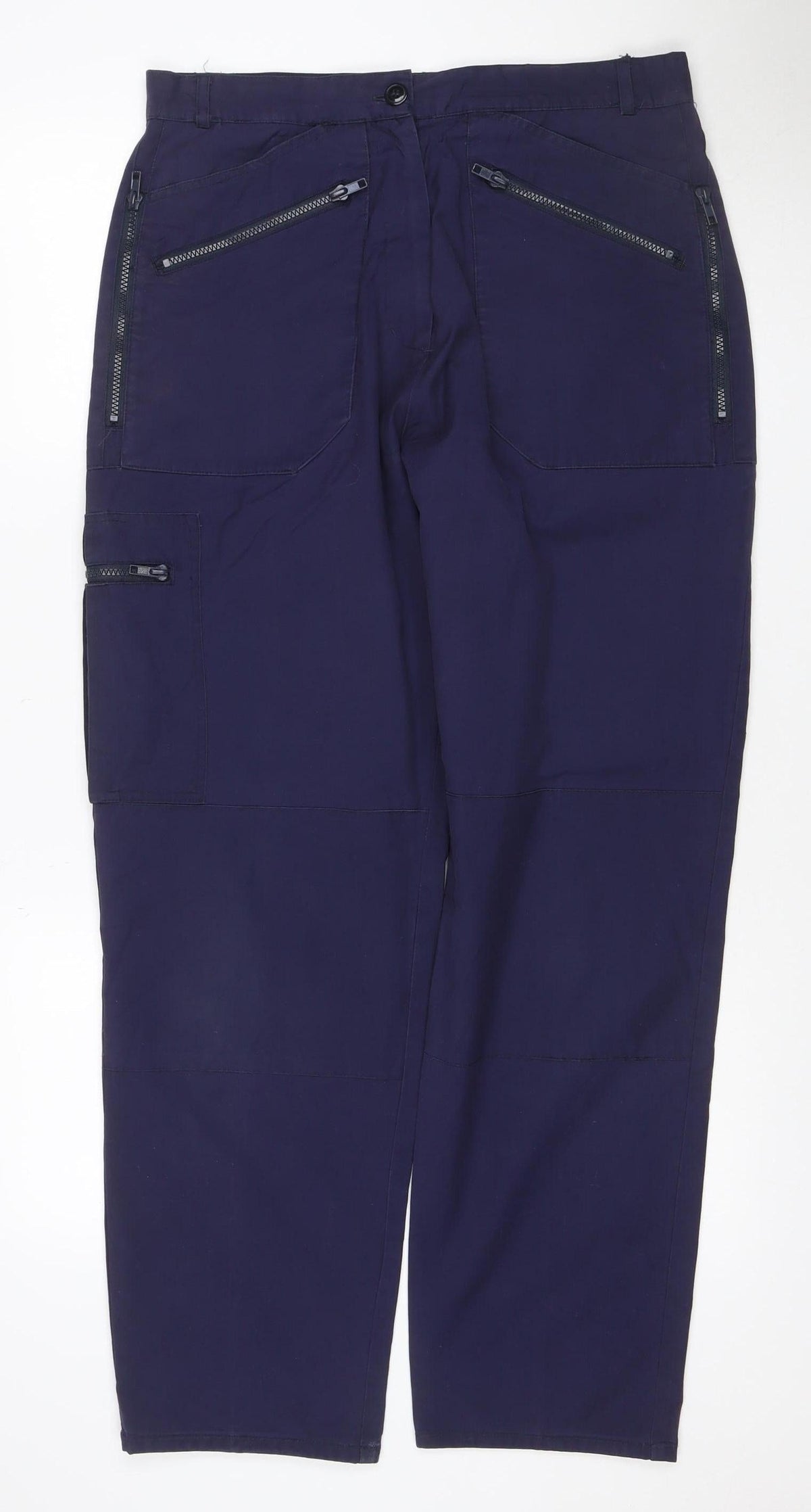 Regatta Women’s Navy Blue UK 16 Cargo Outdoor Trousers Zip Pockets