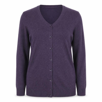 Gap Women’s Purple XL V-Neck Button Front Fine Knit Cardigan