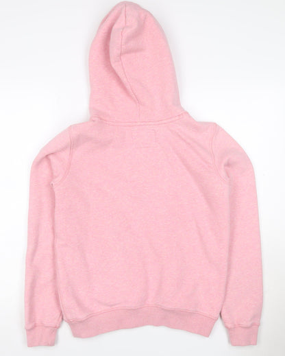 Jack Wills Women’s Pink UK 6 Pullover Logo Hoodie