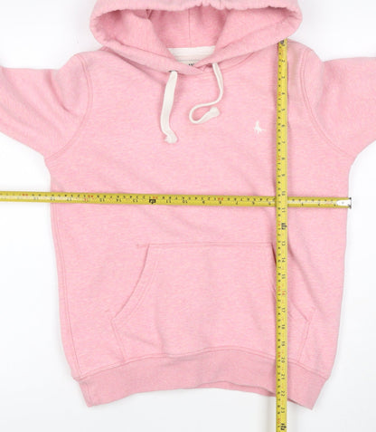 Jack Wills Women’s Pink UK 6 Pullover Logo Hoodie