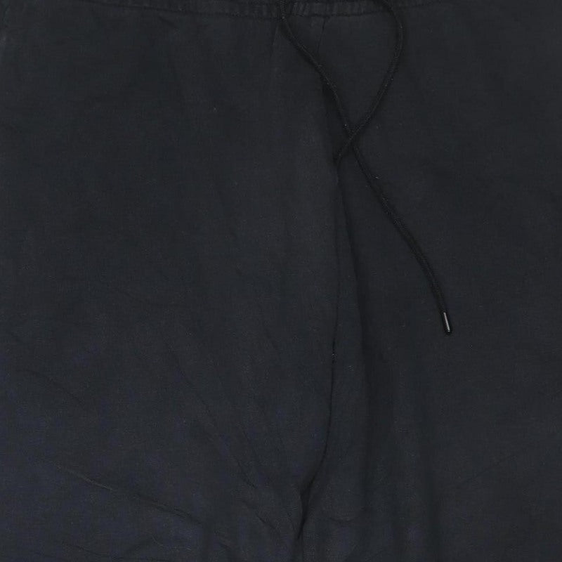 Nike Men’s Black XL Fleece Joggers Drawstring Cuffed Sweatpants