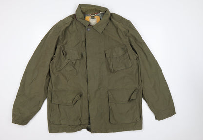 Timberland Men’s Green L Waterproof Military Field Jacket