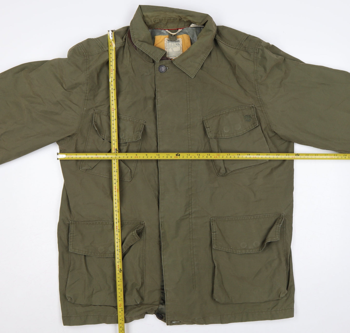 Timberland Men’s Green L Waterproof Military Field Jacket