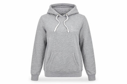 Jack Wills Women's Grey UK 10 Pullover Hoodie Logo Drawstring