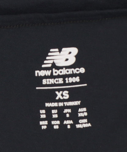 New Balance Women’s Black XS Bodycon Jersey Strappy Knee Dress