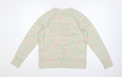 Next Women Multicoloured Size 12 Jersey Knit Raglan Long Sleeve Top