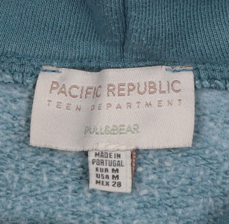 Pull&Bear Teens Blue Los Angeles LA Pullover Hoodie M