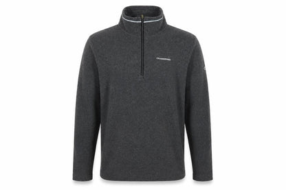 Craghoppers Men Grey M 1/4 Zip Fleece Pullover Outdoor Sweatshirt