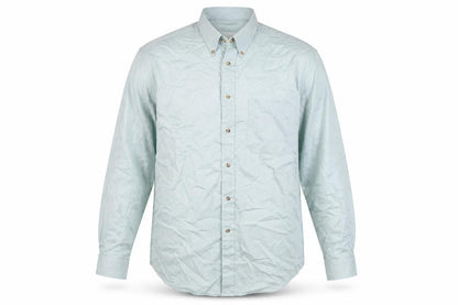 Debenhams Men’s Blue 15.5 Cotton Rich Button-Down Long Sleeve Shirt