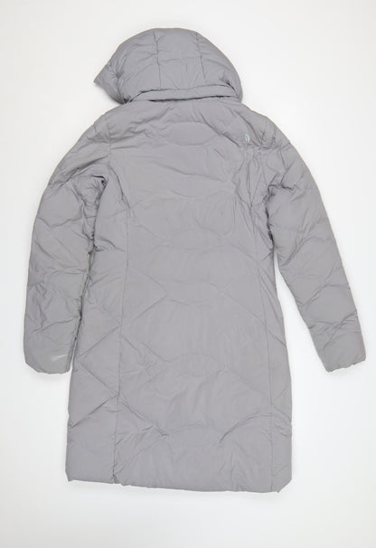 The North Face Women’s Grey S Long Hooded Puffer Coat Down