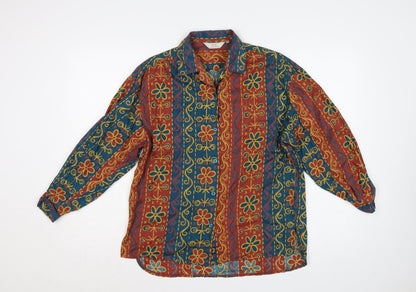 Next Women’s Multicoloured S Bohemian Floral Button-Up Blouse