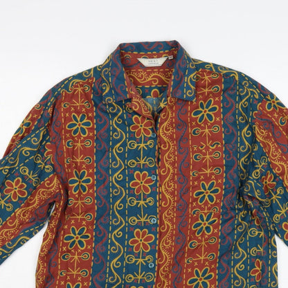 Next Women’s Multicoloured S Bohemian Floral Button-Up Blouse