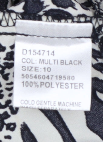 Stella Morgan Women Multicoloured Animal Print Wrap Midi Dress UK 10