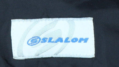 Slalom Women's Black Size 8 Insulated Snow Pants Ski Bib Trousers