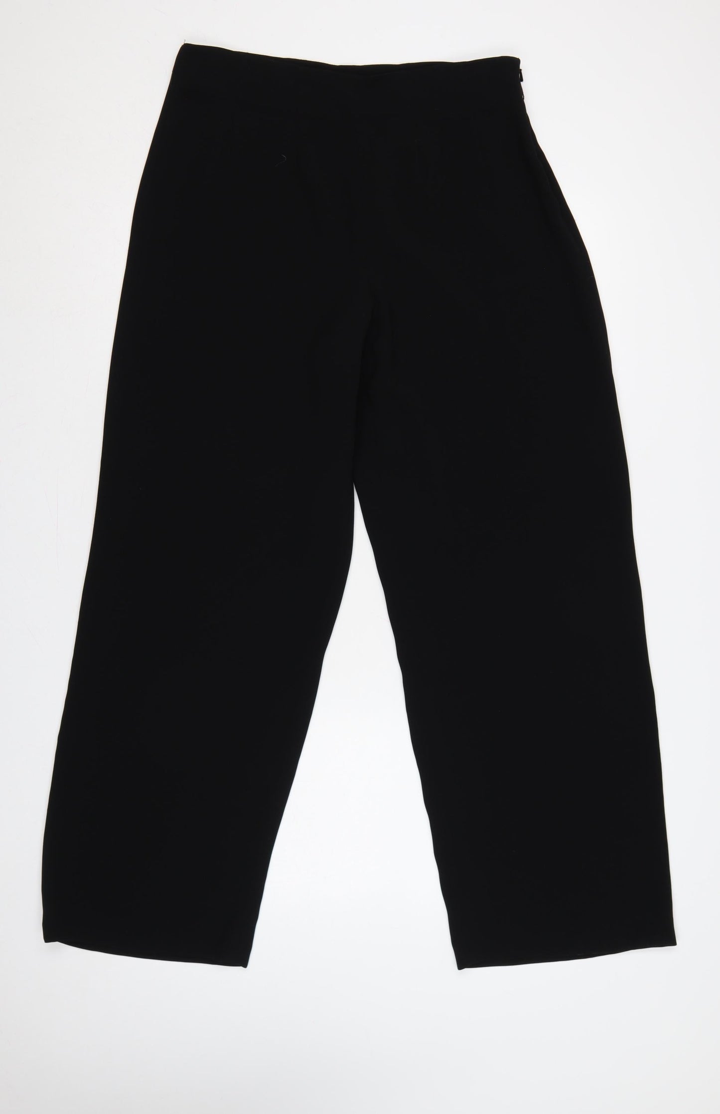 Betty Barclay Women Black UK 16 High Waist Wide-Leg Dress Trousers