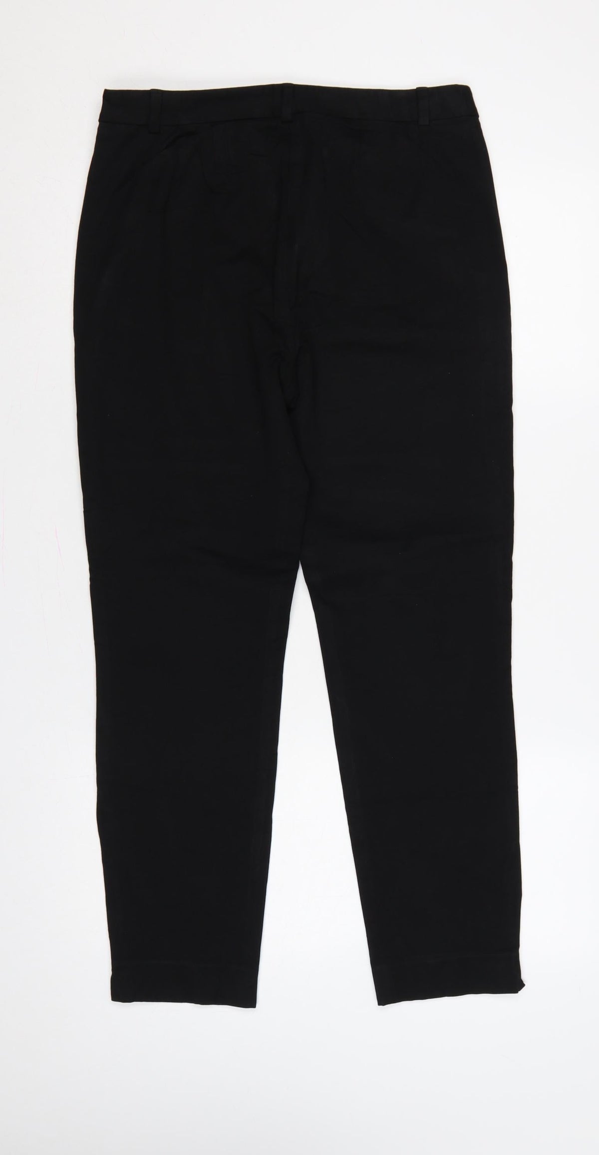 Marks & Spencer Women’s Black UK 12 Long Slim Leg Work Trousers