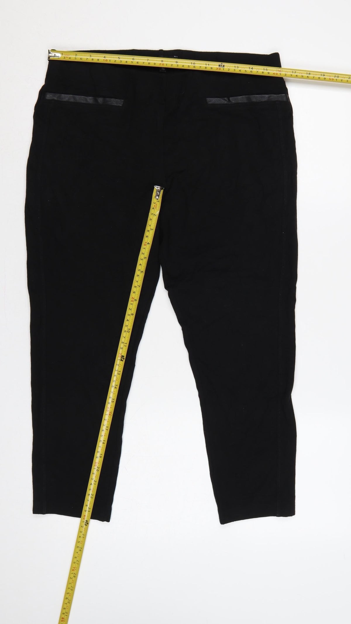 The Collection Debenhams Women Black Size 16 Elastic Waist Leggings