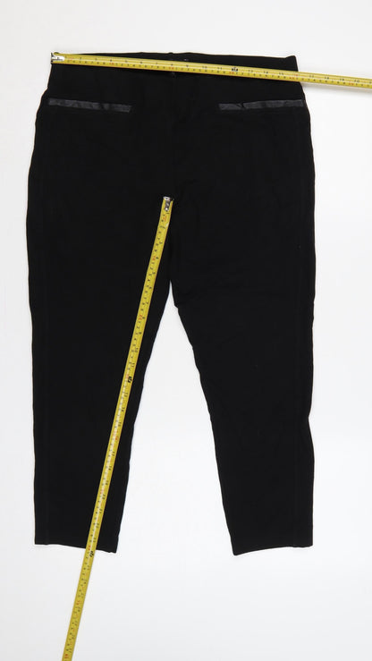 The Collection Debenhams Women Black Size 16 Elastic Waist Leggings