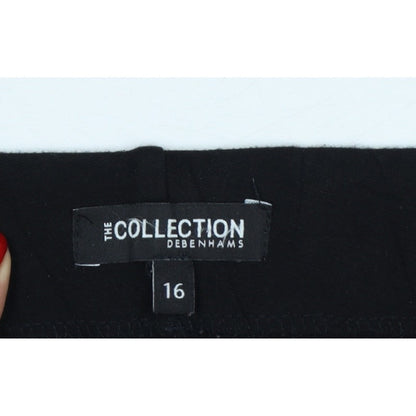 The Collection Debenhams Women Black Size 16 Elastic Waist Leggings