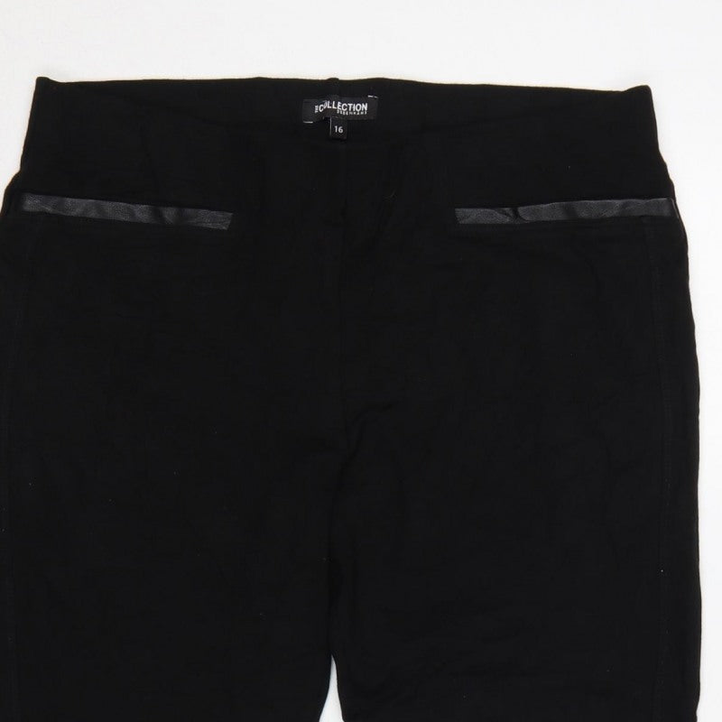The Collection Debenhams Women Black Size 16 Elastic Waist Leggings