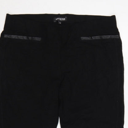 The Collection Debenhams Women Black Size 16 Elastic Waist Leggings