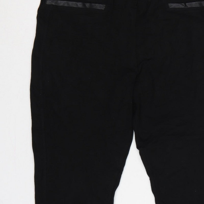 The Collection Debenhams Women Black Size 16 Elastic Waist Leggings