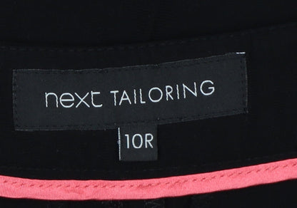 Next Women’s Black UK 10 Regular Tailoring Flared Trousers Workwear
