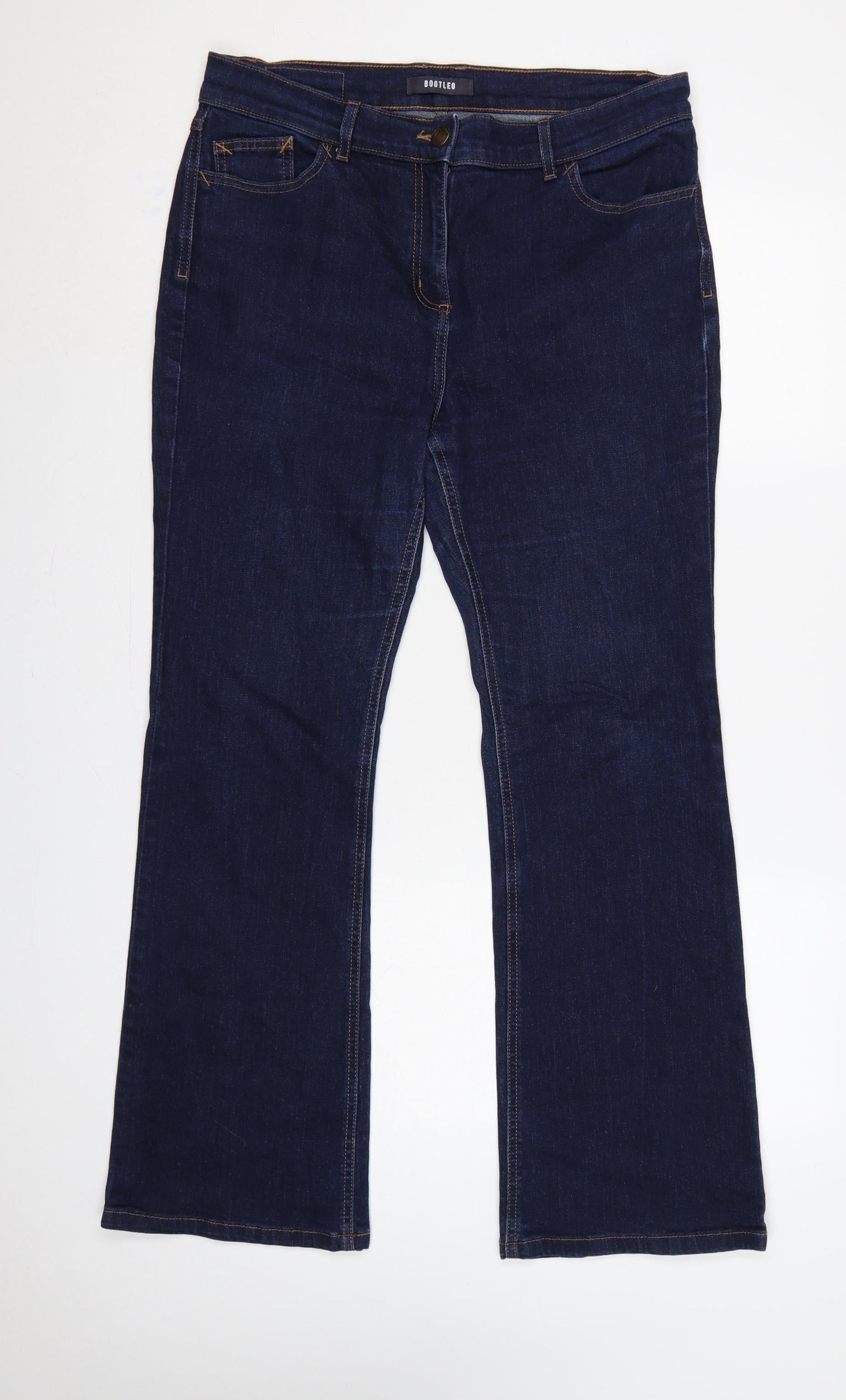 Marks & Spencer Women’s Blue UK 14 Bootcut Stretch Jeans