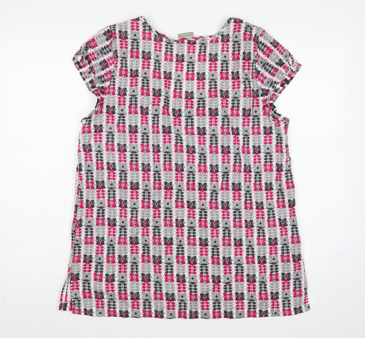Trespass Women Multicoloured XL Floral Cotton Tunic Blouse