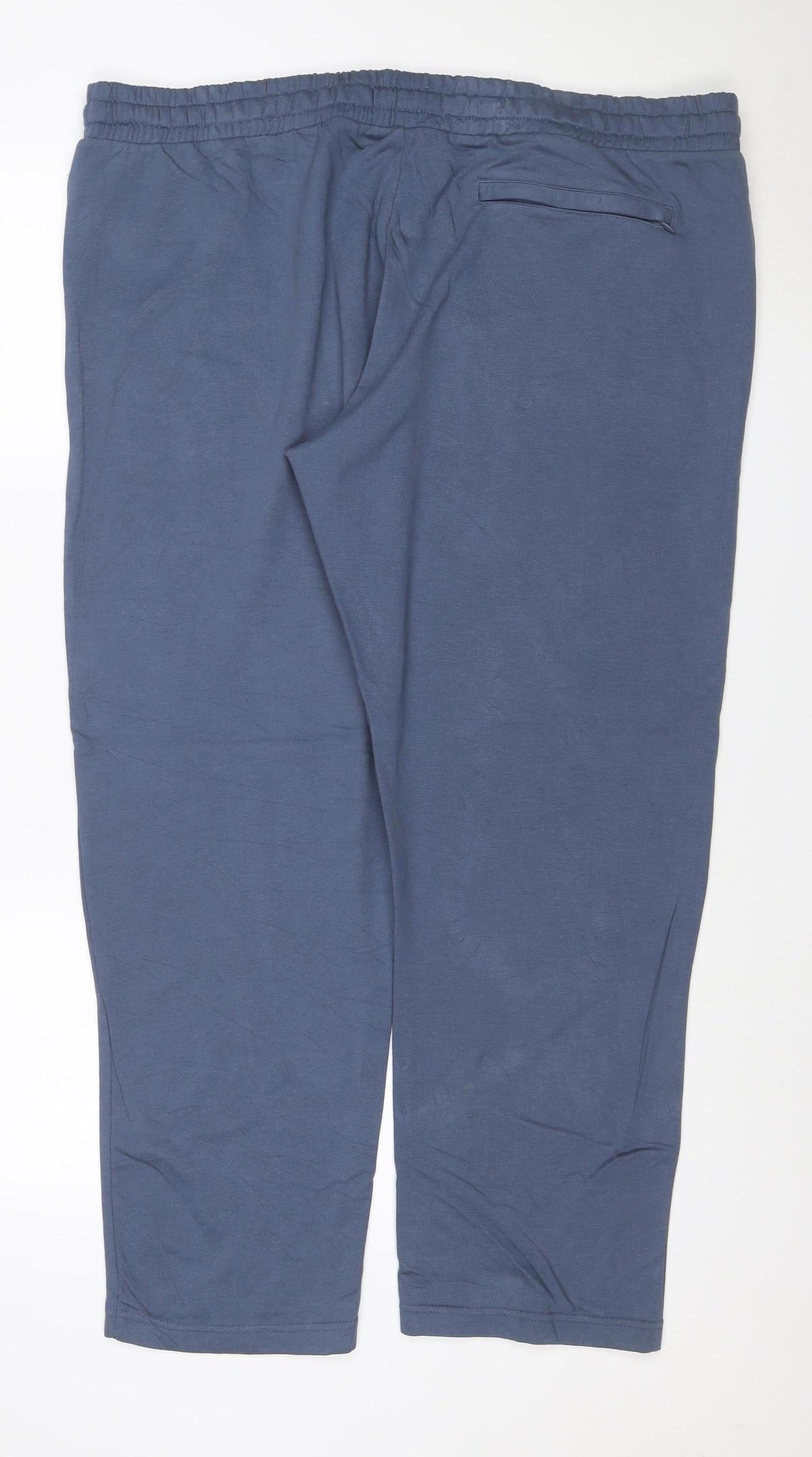 Marks & Spencer Men Blue 3XL Sweatpants Drawstring Pockets Regular Fit
