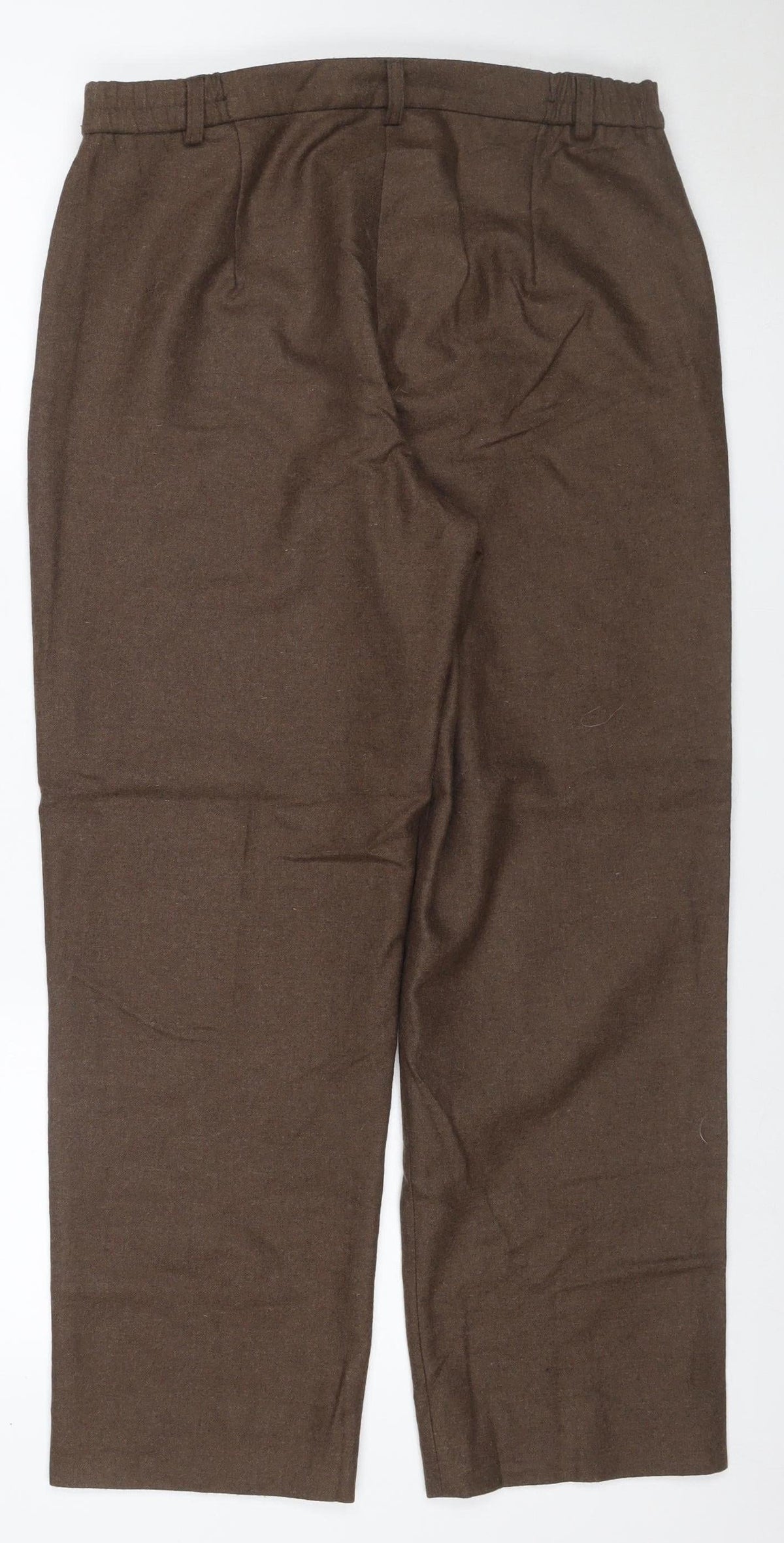 House of Bruar Women’s Brown Size 12 Classic Straight Dress Trousers