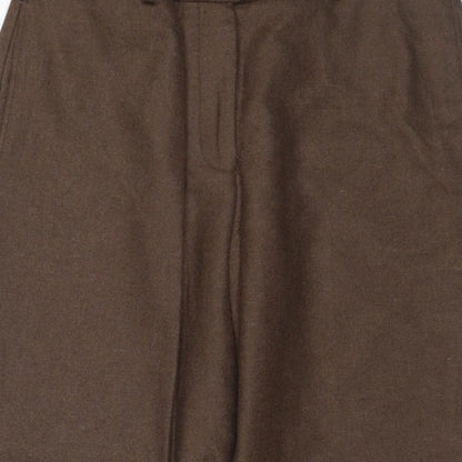 House of Bruar Women’s Brown Size 12 Classic Straight Dress Trousers