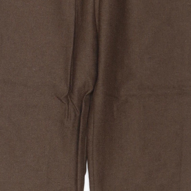 House of Bruar Women’s Brown Size 12 Classic Straight Dress Trousers