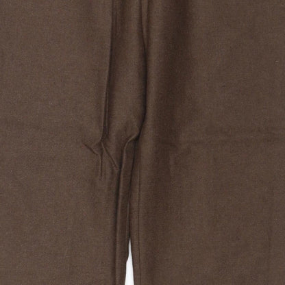 House of Bruar Women’s Brown Size 12 Classic Straight Dress Trousers