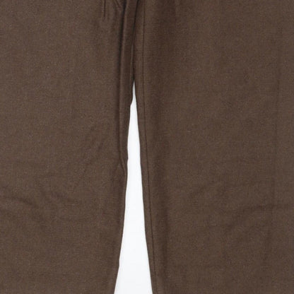 House of Bruar Women’s Brown Size 12 Classic Straight Dress Trousers