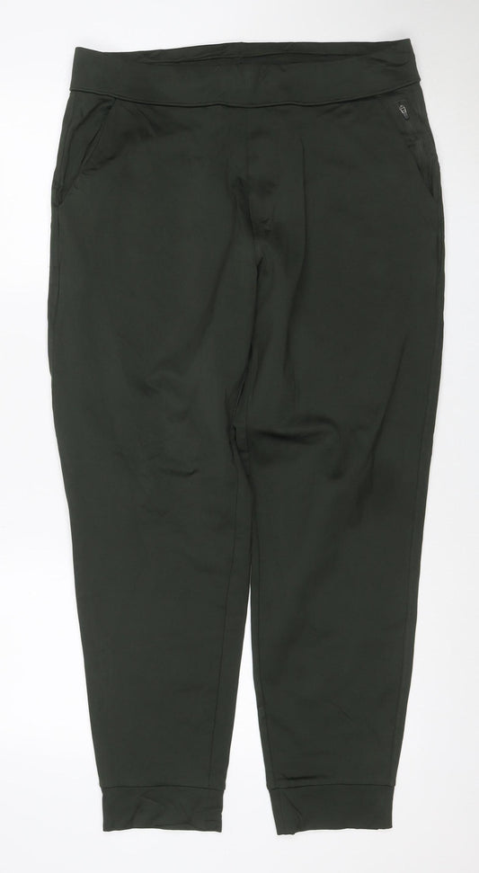 32 Degrees Heat Men’s Green L Stretch Cuffed Jogger Trousers