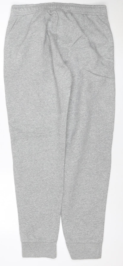 Champion Men’s Grey Medium Jogger Sweatpants Cotton Blend Logo