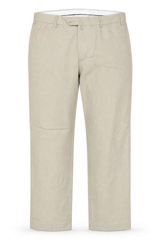 Cruise Men’s Beige 36R Straight Leg Formal Dress Trousers