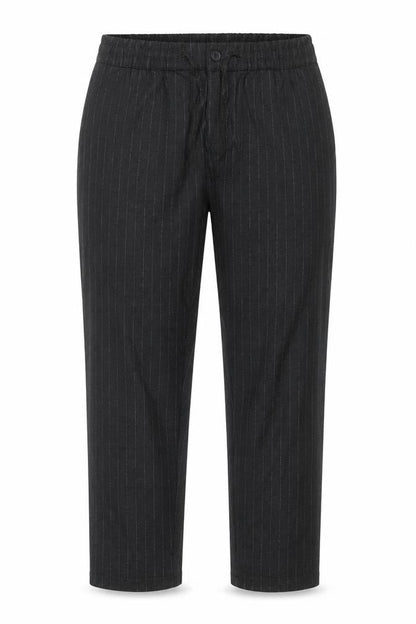 Topman Unisex Black Pinstripe Stretch Skinny Trousers W34 L30