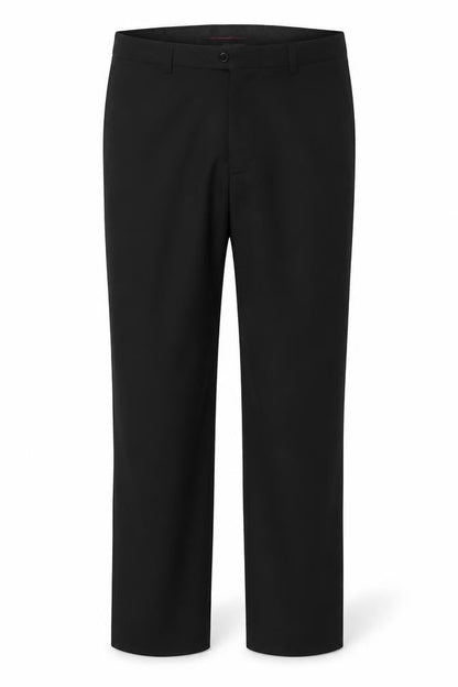 Next Men’s Black 30in Long Leg Flat Front Stretch Dress Trousers