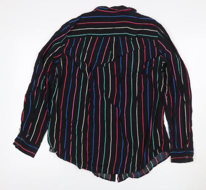Mint Velvet Women’s Multicoloured Stripe Button-Up Shirt UK 14