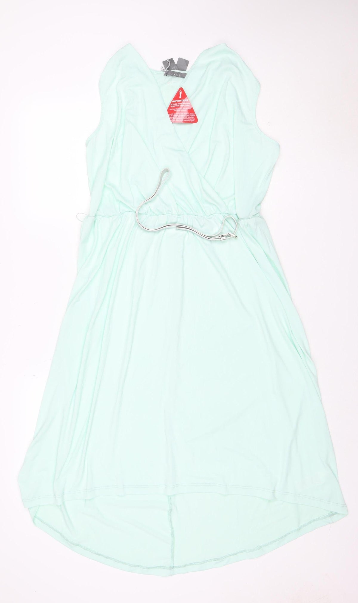 South Women Green UK 14 Sleeveless Empire Waist Maxi Dress