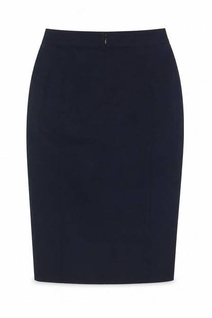 Marks & Spencer Women Navy UK 8 Pencil Knee Length Work Skirt