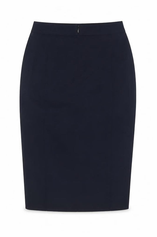 Marks and Spencer Women Navy UK 8 Pencil Knee Length Work Skirt