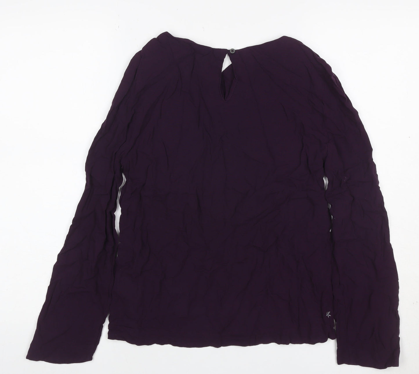 White Stuff Women’s Purple Embroidered Beaded Star Blouse UK 10