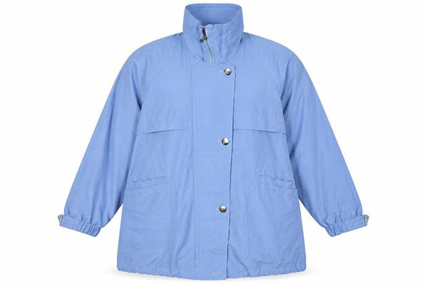 Marks & Spencer Women Blue UK 12 Mid Length Anorak Jacket