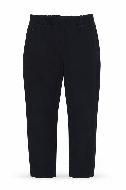 Next Women’s Navy Size 10 Tailored Straight Dress Trousers Elastic Waist