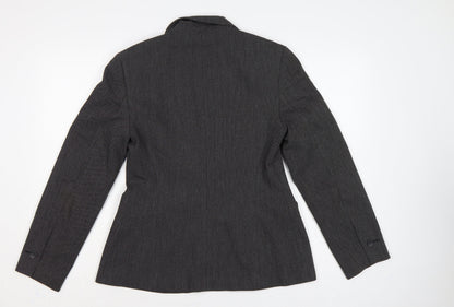 Marks and Spencer Women's Black Mix UK 12 Tailored Blazer